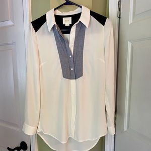Anthropologie Mauve blouse